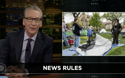 Bill Maher Calls Out The Media’s False Equivalency While Covering The Israel Protests on College Campuses
